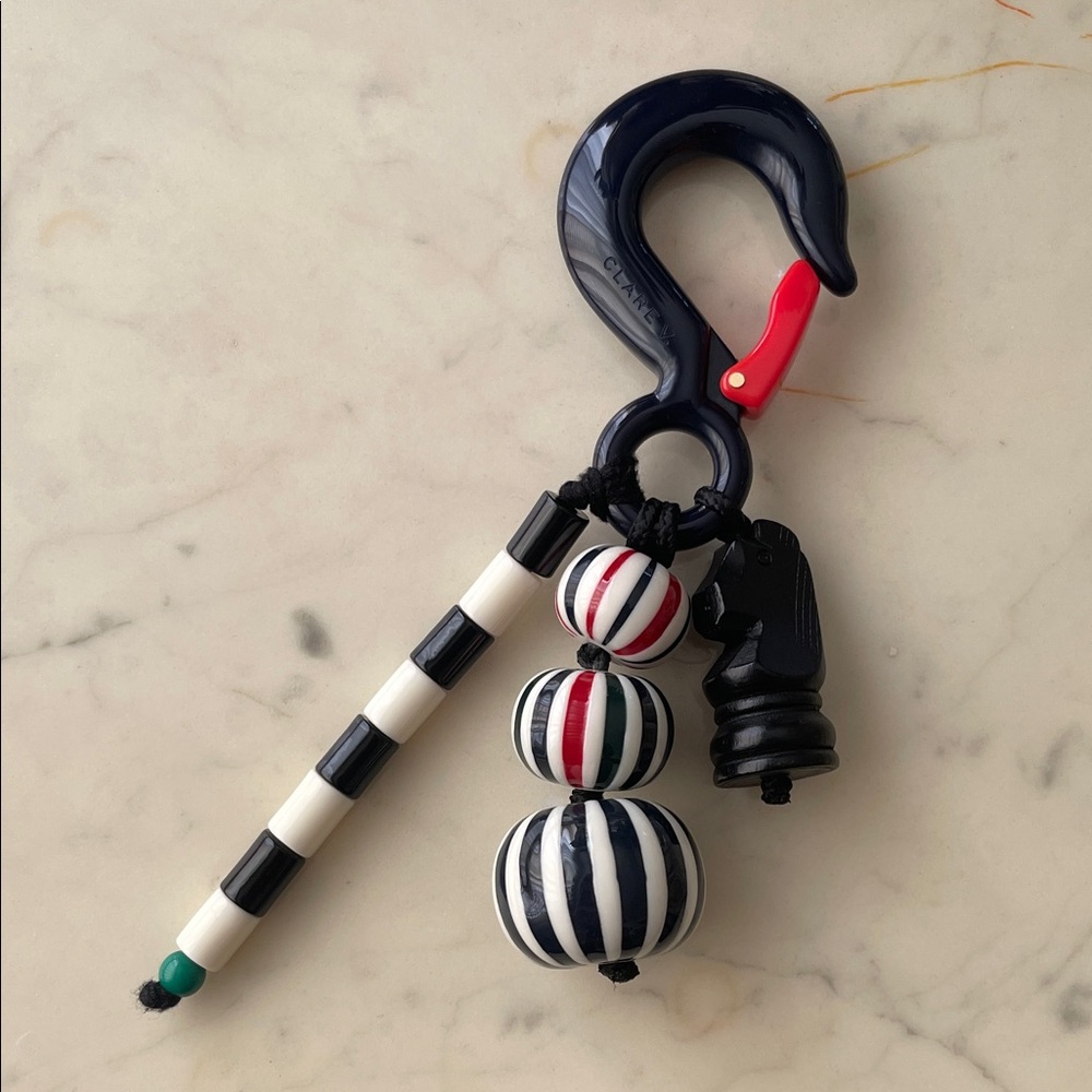 CLARE V. Bag charm Fob